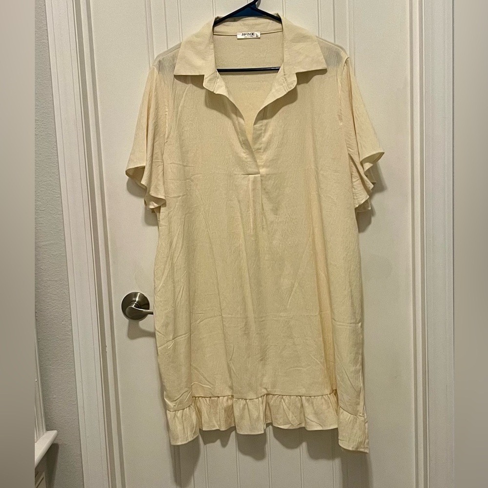 Elegant Cream Dress
